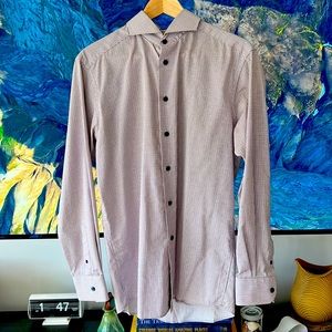 Eton Checked Dress Shirt Size 39/15.5